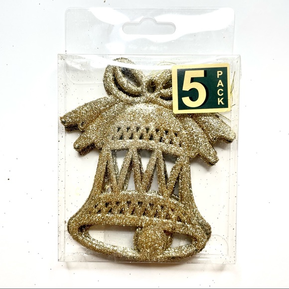 5 Christmas Jingle Bell Tree Ornaments Christmas Decoration - NWT Gift 🎁 - Picture 5 of 6